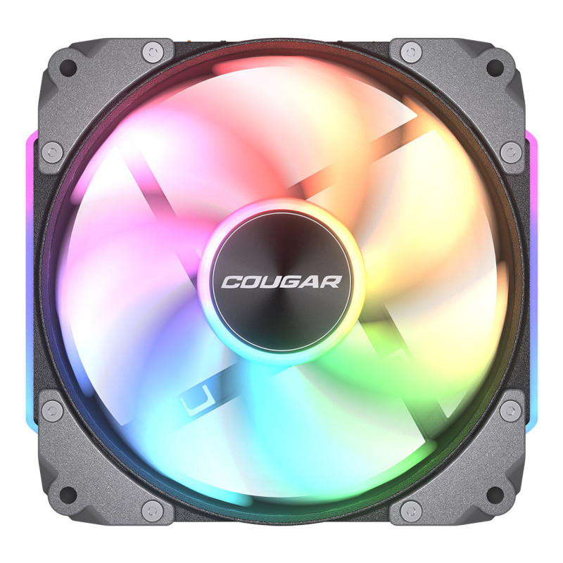 Lot de 3 Ventilateurs de boitier Cougar Apolar RGB - 12cm (Noir)