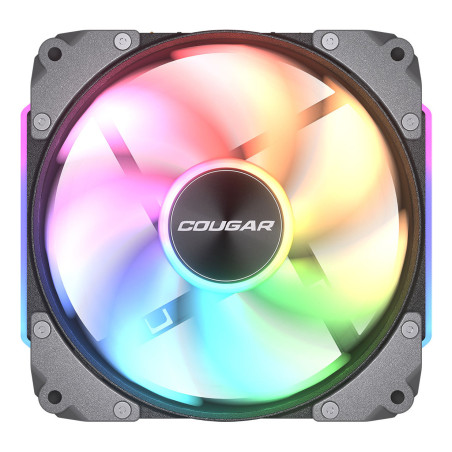 Lot de 3 Ventilateurs de boitier Cougar Apolar RGB - 12cm (Noir)