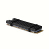 Dissipateur thermique pour SSD M.2 2280 Axagon CLR-M2L6 (Noir)