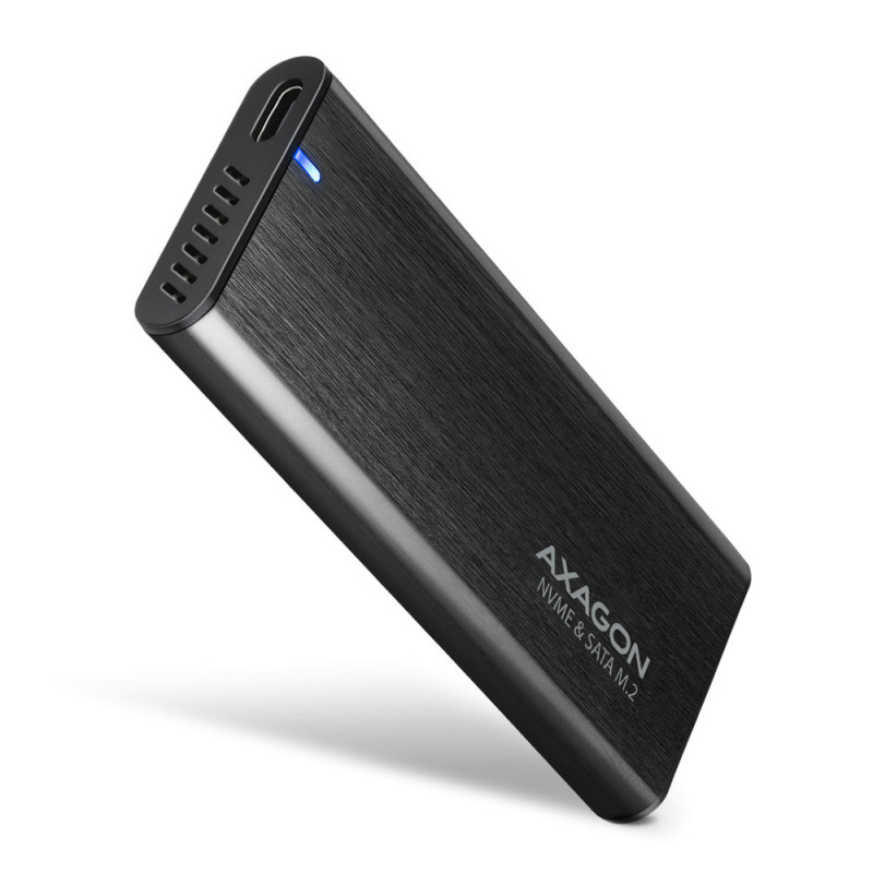 Boitier externe USB 3.2 Axagon EEM2-SB2 - S-ATA NVMe M.2 Type 2280 (Noir)