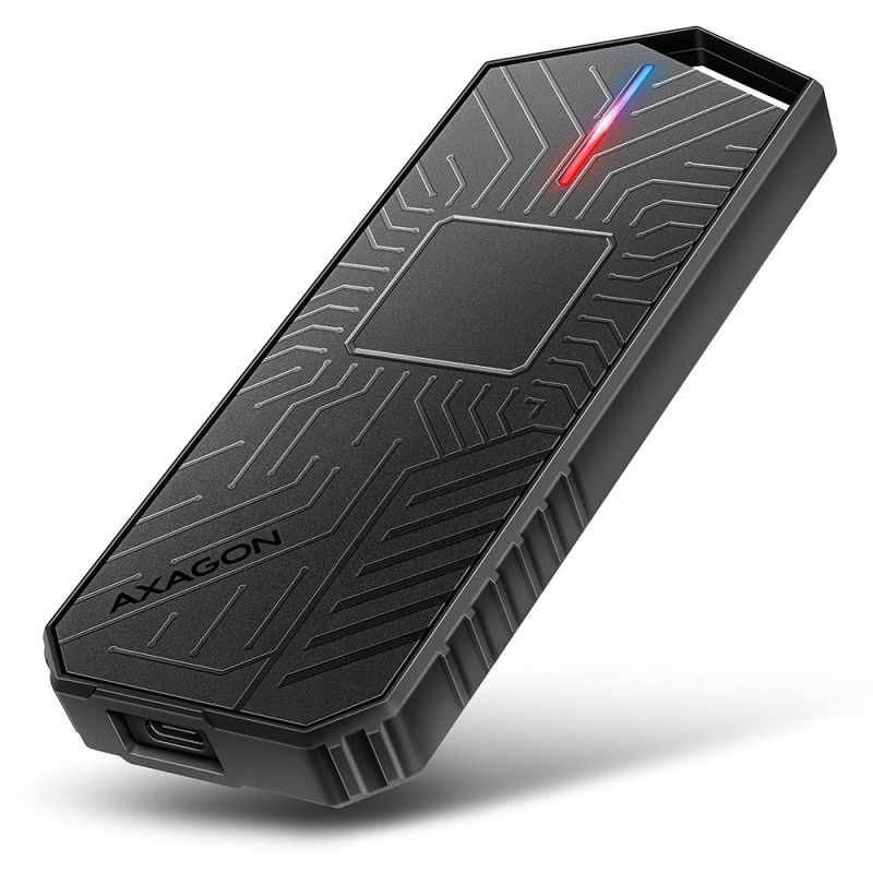 Boitier externe USB-C 3.2 Axagon EEM2-GAM - S-ATA NVMe M.2 Type 2280 (Noir)
