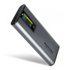 Boitier externe USB-C 3.2 Axagon EEM2-SD2 - S-ATA NVMe M.2 Type 2280 (Noir)