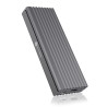 Boitier externe USB 3.1 Icy Box IB-1817M-C31 - NVMe M.2 Type 2280 (Gris)