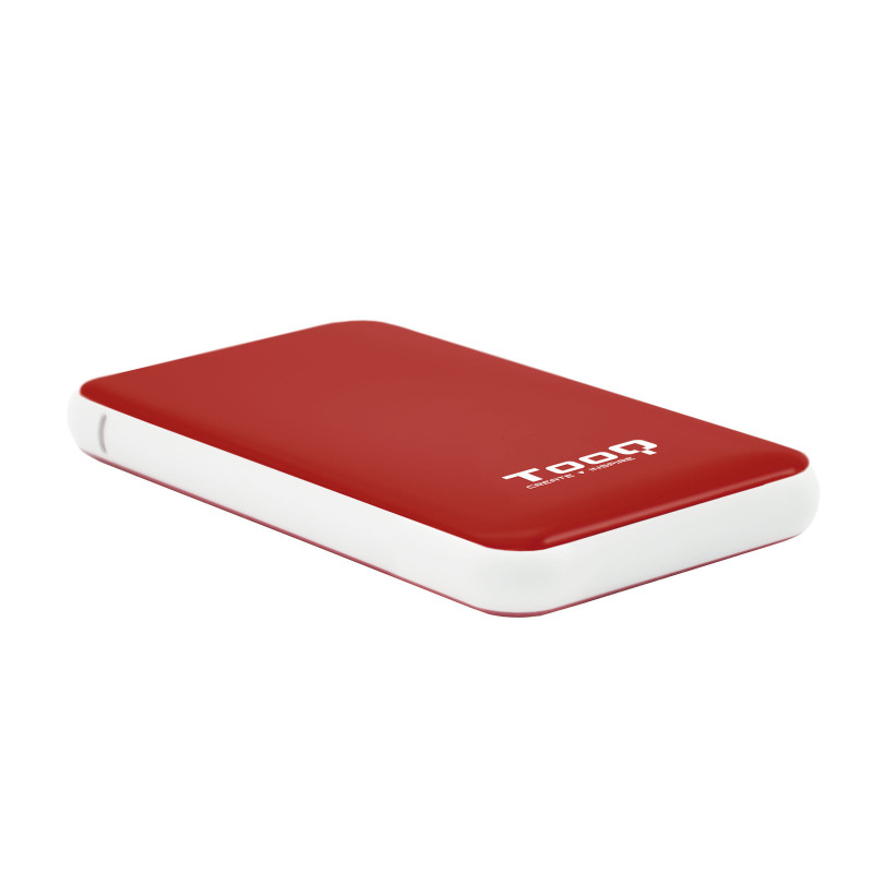 Boitier externe USB 3.1 TooQ TQE-2528 - S-ATA 2,5" (Rouge)