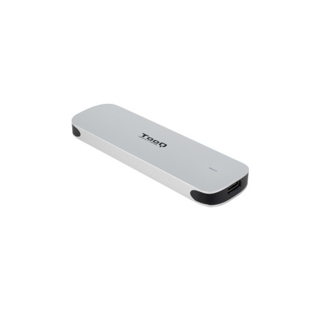Boitier externe USB-C 3.1 Tooq TQE-2202 - S-ATA M.2 Type 2280 (Argent)
