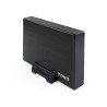Boitier externe USB 3.1 TooQ TQE-3527 - S-ATA 3,5" (Noir)