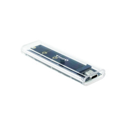 Boitier externe USB-C 3.2 Tooq TQE-2200 - M.2 NVMe Type 2280 (Transparent)