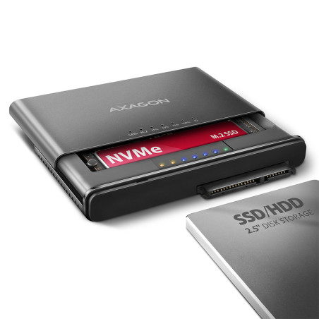 Station d'accueil Axagon ADSA-CC Clone Master 2 pour NVMe et S-ATA - USB 3.2