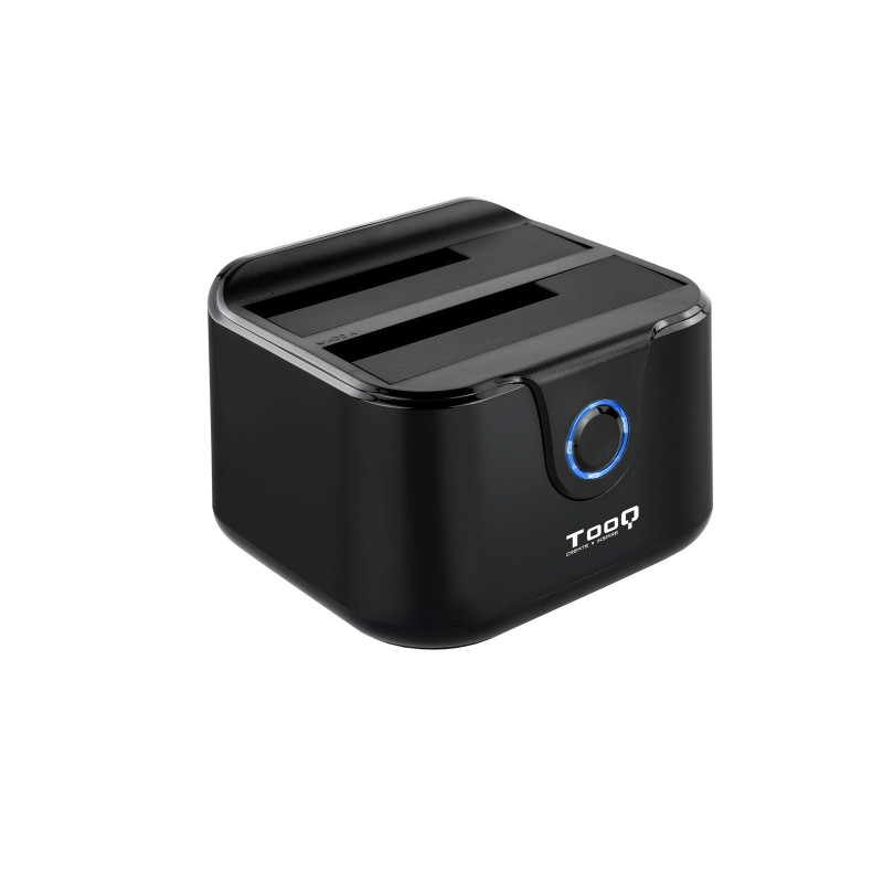 Station d'accueil USB 3.0 TooQ TQDS-802 pour 2x S-ATA (Noir)