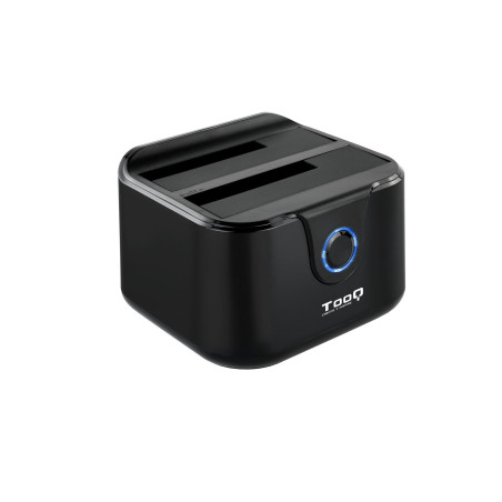 Station d'accueil USB 3.0 TooQ TQDS-802 pour 2x S-ATA (Noir)