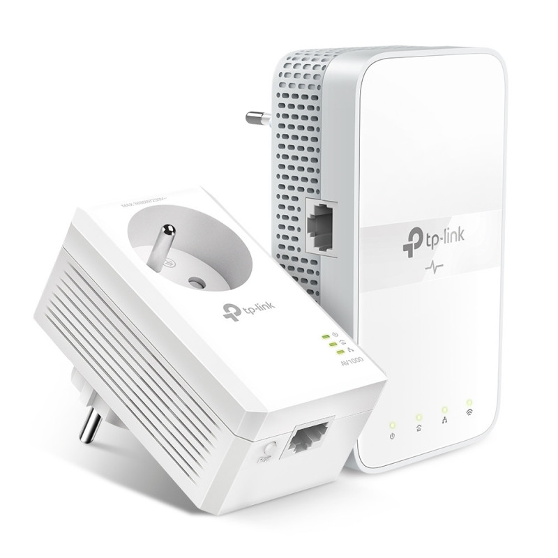 Kit de 2x Adaptateurs CPL + WiFi TP-Link Powerline TL-WPA7617 (AV1000)