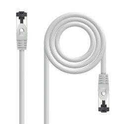 Câble Cordon réseau RJ45 Nanocable Catégorie 8 SSTP (S FTP) 10m (Gris)