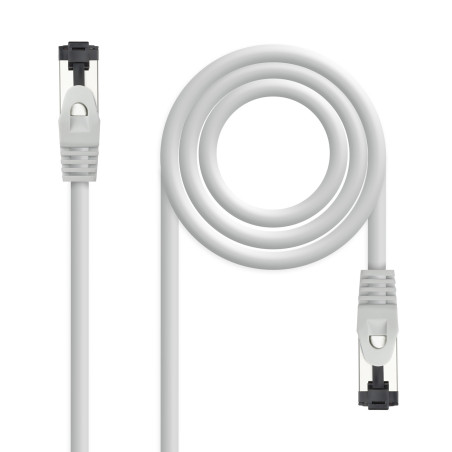 Câble Cordon réseau RJ45 Nanocable Catégorie 8 SSTP (S FTP) 10m (Gris)