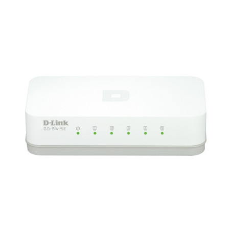 Mini Switch réseau Fast Ethernet D-Link GO-SW-5E - 5 ports (Blanc)