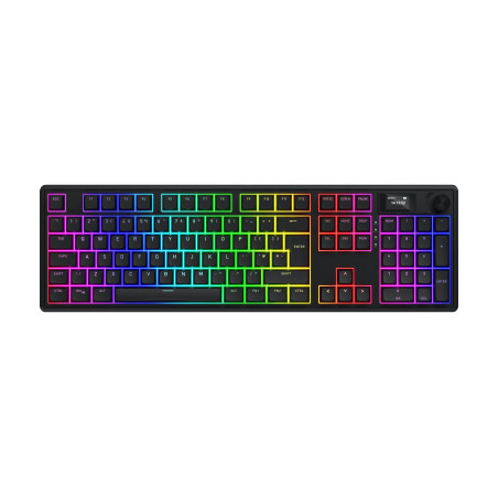 Clavier Gamer sans fil mécanique (Hator Aurum Linear) Hator Skyfall 100 Pro RGB (Noir)