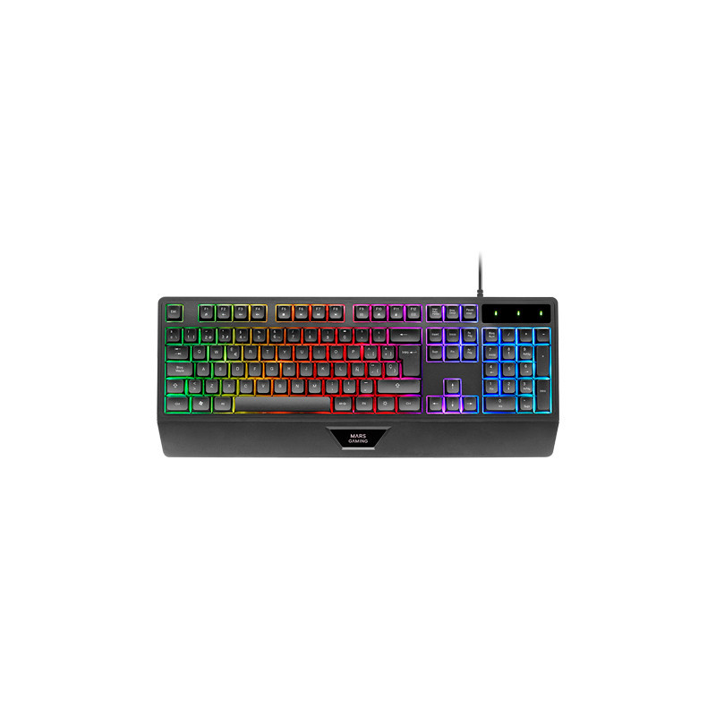 Clavier Gamer Mars Gaming MK124 RGB (Noir)