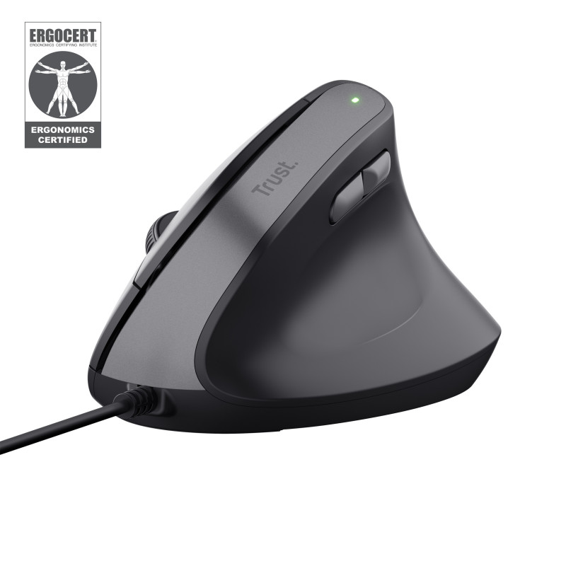 Souris filaire ergonomique Trust Bayo II (Noir)