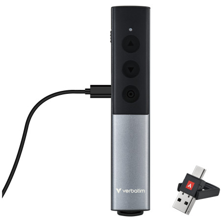 Pointeur Laser sans fil Verbatim Agenda Wireless Presenter (Noir)
