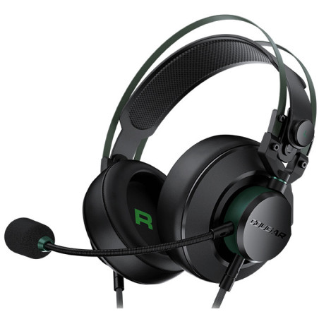Casque Gamer filaire Cougar VM410 (Noir Vert)