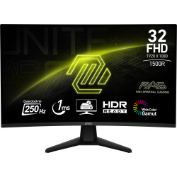Ecran incurvé 32" MSI Gaming G32C6X Full HD 250Hz (Noir)