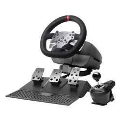 Kit Volant + Pédalier + Levier de vitesse Mars Gaming MWH-RSX (Noir)
