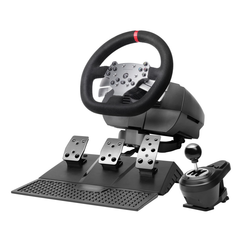 Kit Volant + Pédalier + Levier de vitesse Mars Gaming MWH-RSX (Noir)