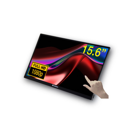 Ecran portable tactile 15,6" Verbatim PMT-15 Full HD (Noir)