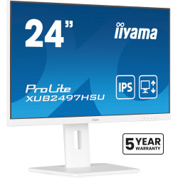 Ecran 24" Iiyama ProLite XUB2497HSU-W2 Full HD 100Hz (Blanc)