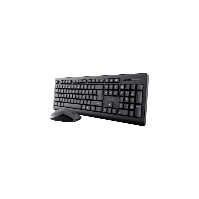 Pack 2en1 (Clavier Souris) sans fil Trust Primo (Noir)