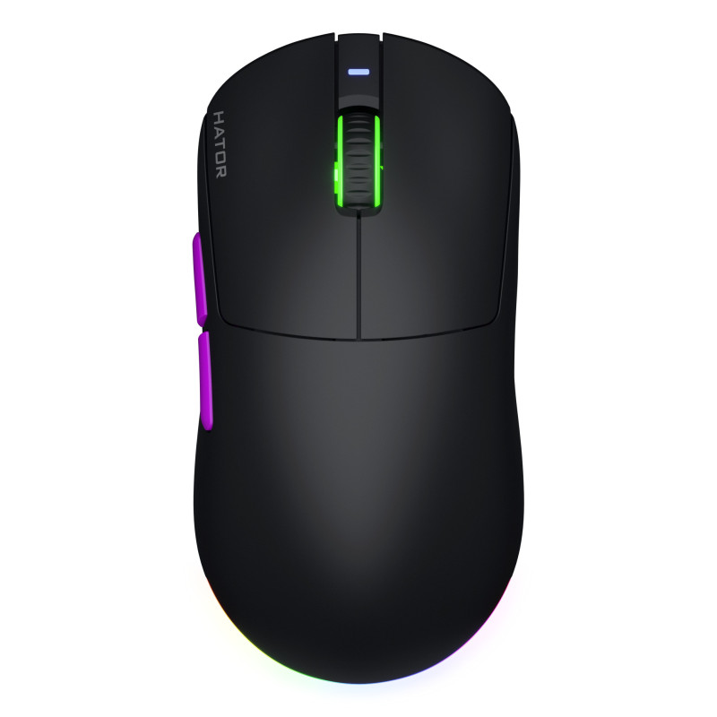 Souris sans fil Gamer Hator Quasar 3 Ultra 8K RGB (Noir)