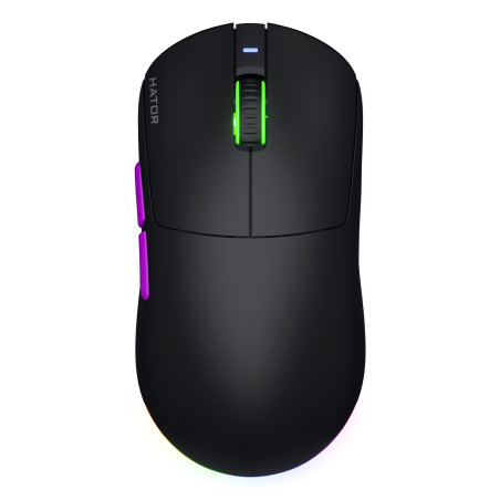 Souris sans fil Gamer Hator Quasar 3 Ultra 8K RGB (Noir)