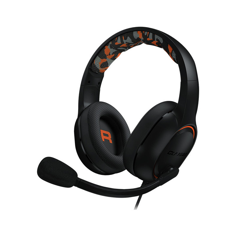 Casque Gamer filaire Cougar Dive (Noir Orange)