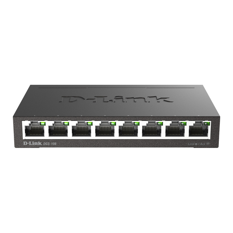 Switch réseau ethernet Gigabit D-Link DGS-108 - 8 ports