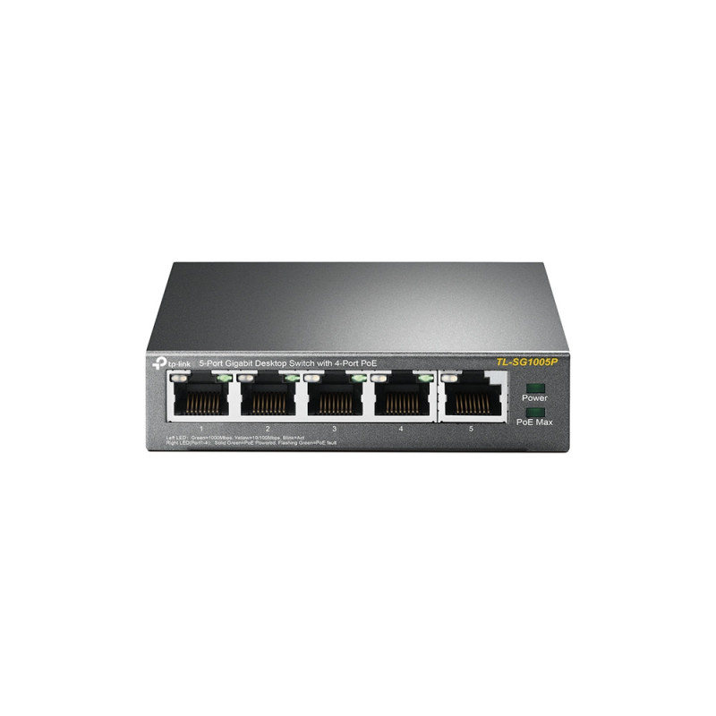 Switch réseau ethernet Gigabit TP-Link TL-SG1005P - 5 ports dont 4x PoE