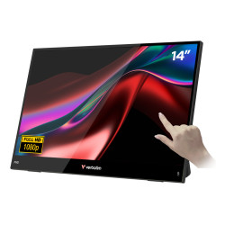 Ecran portable tactile 14" Verbatim Light Full HD (Noir)