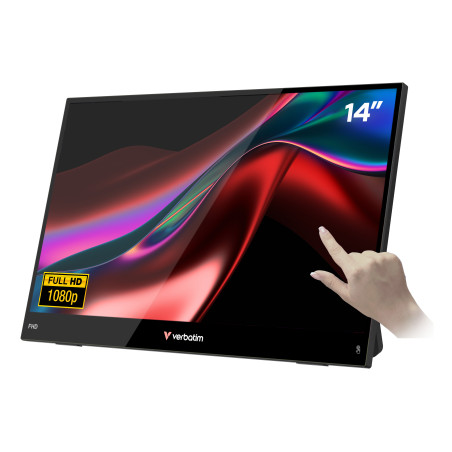 Ecran portable tactile 14" Verbatim Light Full HD (Noir)