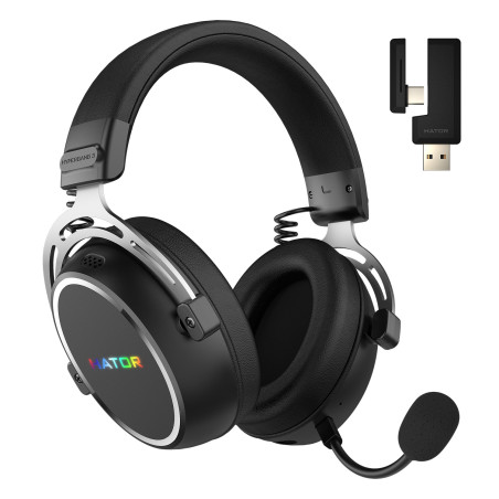 Casque Gamer sans fil Hator Hypergang 3 (Noir)