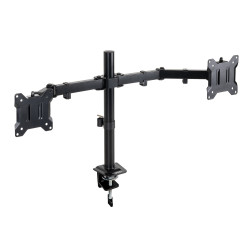 Support double-écran à fixer Tooq DB1802TN 17"-27" (8kg max) (Noir)
