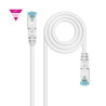 Câble Cordon réseau RJ45 Nanocable Catégorie 7 S-FTP (S FTP) Droit 1m (Blanc)
