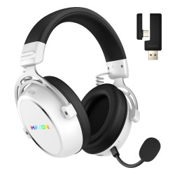 Casque Gamer sans fil Hator Hypergang 3 (Blanc)