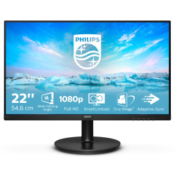 Ecran 22" Philips 221V8 Full HD (Noir)