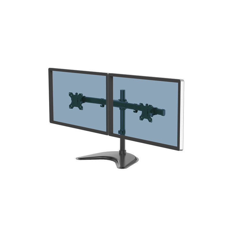 Support Double Ecran à poser Fellowes Professional jusqu'à 30" (8kg max écran) (Noir)
