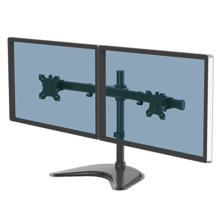 Support Double Ecran à poser Fellowes Professional jusqu'à 30" (8kg max écran) (Noir)
