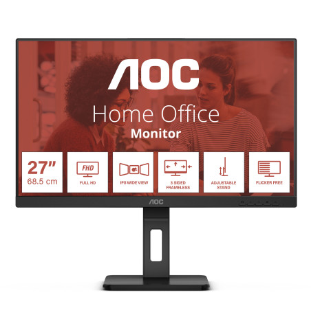 Ecran 27" AOC 27E3QAF Full HD (Noir)