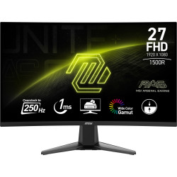 Ecran incurvé 27" MSI MAG 27C6X Full HD 250Hz (Noir)