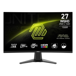 Ecran incurvé 27" MSI MAG 27CQ6F Quad HD 180Hz (Noir)