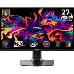 Ecran 27" MSI Mag 271QP QD-OLED X28 WQHD 280Hz (Noir)