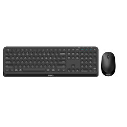 Pack 2en1 (Clavier Souris) sans fil Philips Duo 4000-19 (Noir)