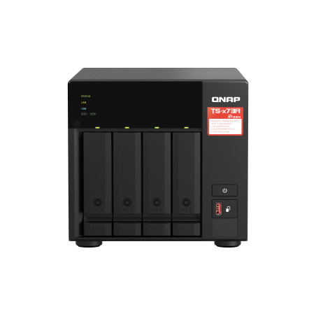 Serveur NAS Qnap TS-473 8Go - 4 baies (Noir)