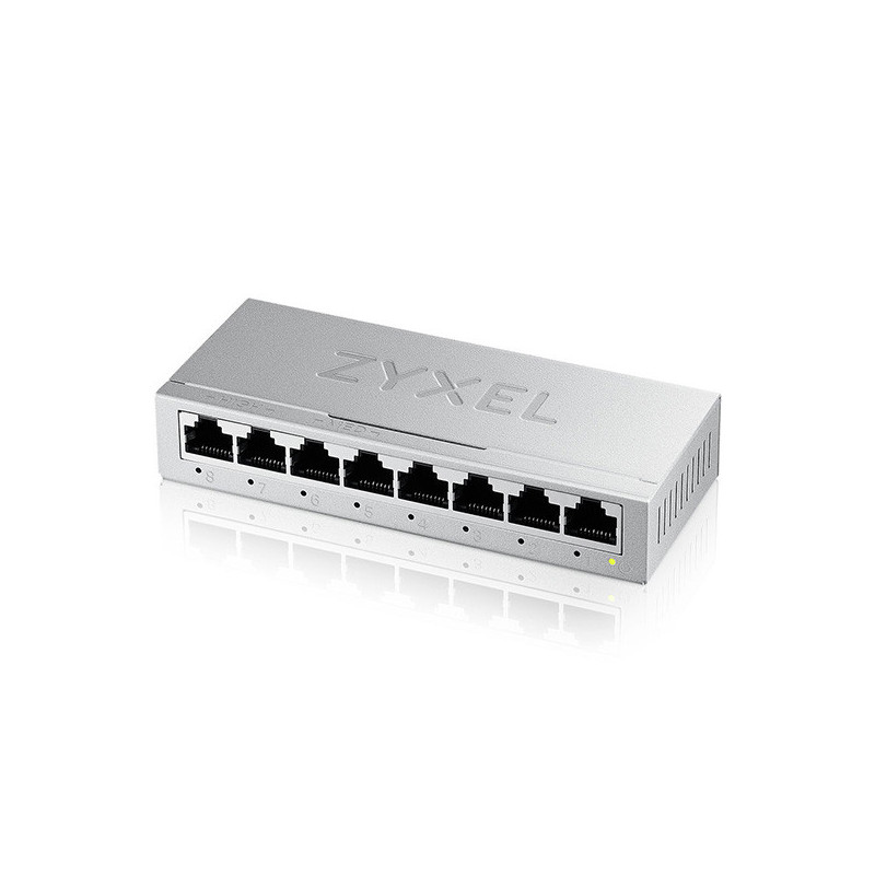 Switch réseau ethernet Gigabit Zyxel GS-108B v5 - 8 ports